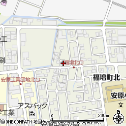 石川県金沢市福増町北88周辺の地図