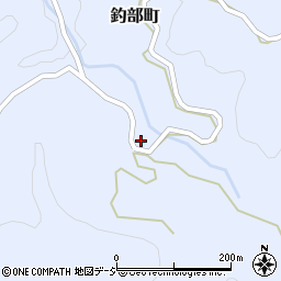 石川県金沢市釣部町ヌ周辺の地図