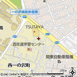 栃木県宇都宮市西一の沢町2周辺の地図