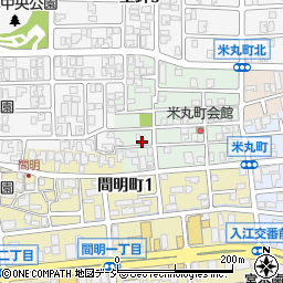 石川県金沢市米丸町78周辺の地図