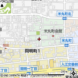 石川県金沢市米丸町77周辺の地図
