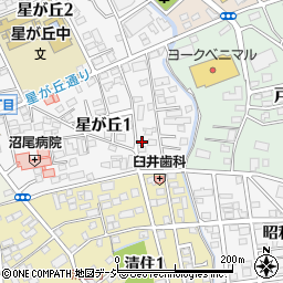 栃木県宇都宮市星が丘1丁目2-25周辺の地図
