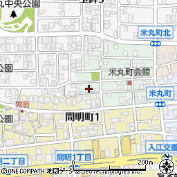 石川県金沢市米丸町79周辺の地図
