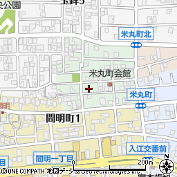 石川県金沢市米丸町75周辺の地図