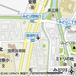 石川県金沢市福増町北1359周辺の地図