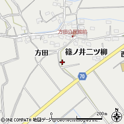 長野県長野市篠ノ井二ツ柳868周辺の地図