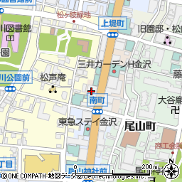ゆうちょ銀行あおぞら銀行金沢支店内出張所 ＡＴＭ周辺の地図