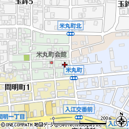 石川県金沢市米丸町67周辺の地図