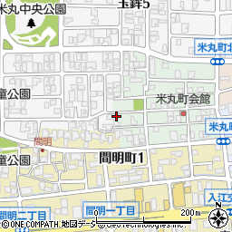 石川県金沢市米丸町51周辺の地図