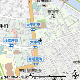 石川県金沢市橋場町1-3周辺の地図