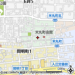石川県金沢市米丸町59周辺の地図
