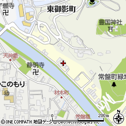 石川県金沢市常盤町20-1周辺の地図