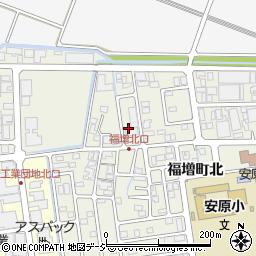 石川県金沢市福増町北1005周辺の地図