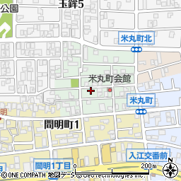 石川県金沢市米丸町58周辺の地図
