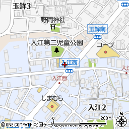 ８番らーめん 入江店周辺の地図