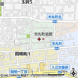 石川県金沢市米丸町60周辺の地図