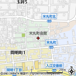 石川県金沢市米丸町61周辺の地図