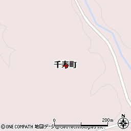 茨城県常陸太田市千寿町周辺の地図