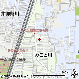 長野県長野市みこと川88周辺の地図