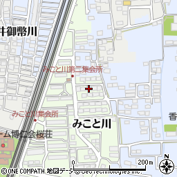 長野県長野市みこと川89周辺の地図