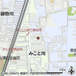 長野県長野市みこと川90周辺の地図