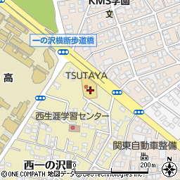 栃木県宇都宮市西一の沢町2-1周辺の地図