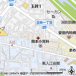 石川県金沢市玉鉾町周辺の地図