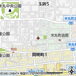 石川県金沢市米丸町50周辺の地図