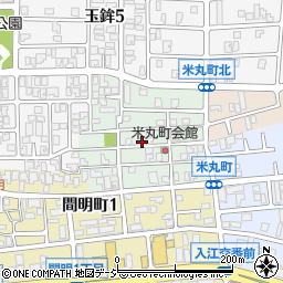 石川県金沢市米丸町43周辺の地図