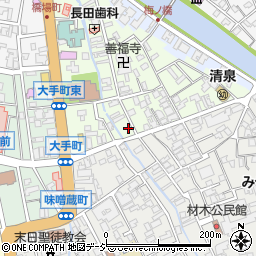 加戸理容店周辺の地図