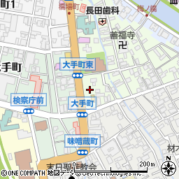 石川県金沢市橋場町1-7周辺の地図