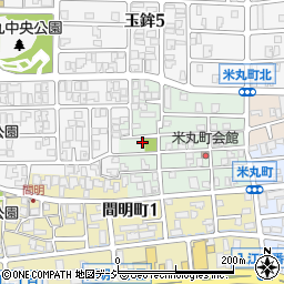 石川県金沢市米丸町24周辺の地図