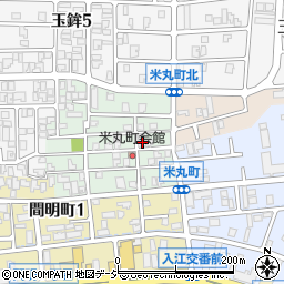 石川県金沢市米丸町39周辺の地図