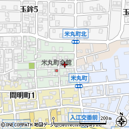 石川県金沢市米丸町38周辺の地図