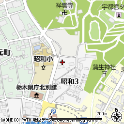 栃木県宇都宮市昭和3丁目1-32周辺の地図