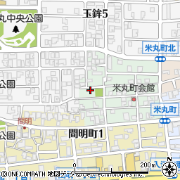 石川県金沢市米丸町23周辺の地図