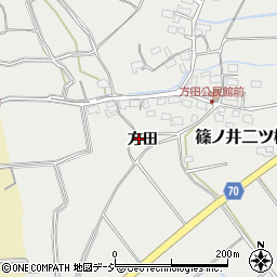長野県長野市篠ノ井二ツ柳714周辺の地図