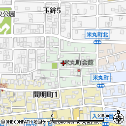 石川県金沢市米丸町26周辺の地図