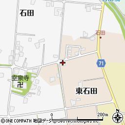 富山県南砺市東石田20周辺の地図
