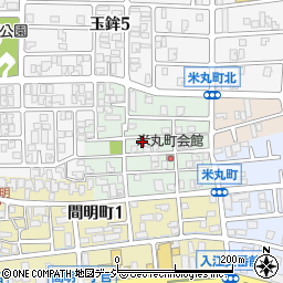 石川県金沢市米丸町27周辺の地図