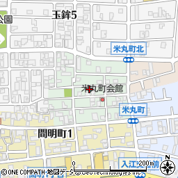 石川県金沢市米丸町28周辺の地図