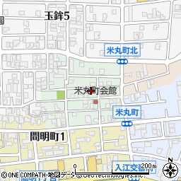 石川県金沢市米丸町30周辺の地図