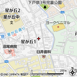 栃木県宇都宮市星が丘1丁目2-27周辺の地図
