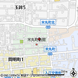 石川県金沢市米丸町32周辺の地図
