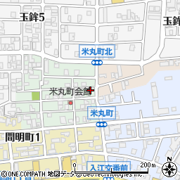 石川県金沢市米丸町35周辺の地図