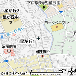 栃木県宇都宮市星が丘1丁目2周辺の地図