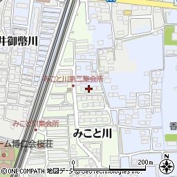 長野県長野市みこと川94周辺の地図