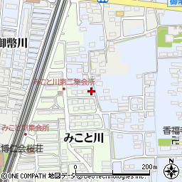長野県長野市みこと川96周辺の地図
