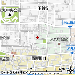 石川県金沢市米丸町20周辺の地図