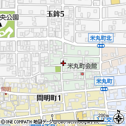 石川県金沢市米丸町12周辺の地図